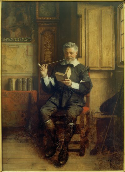 Reading Smoker by Eduard Charlemont